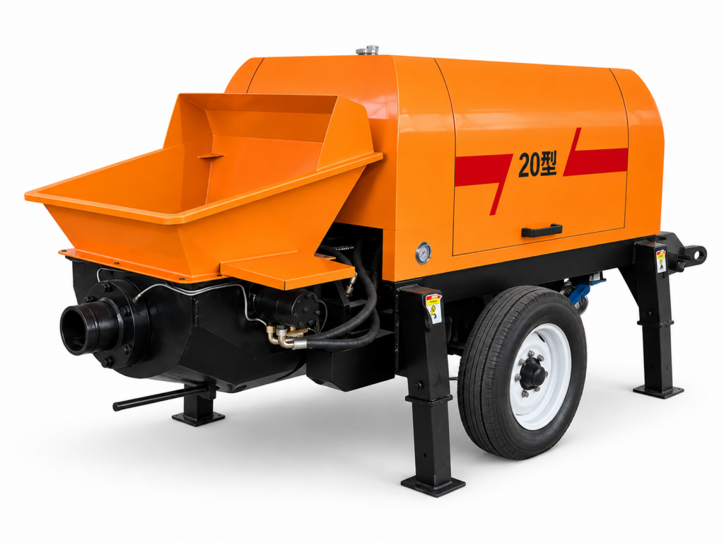 Дизельный бетононасос HBTS20-8-50R (CHANGCHAI)