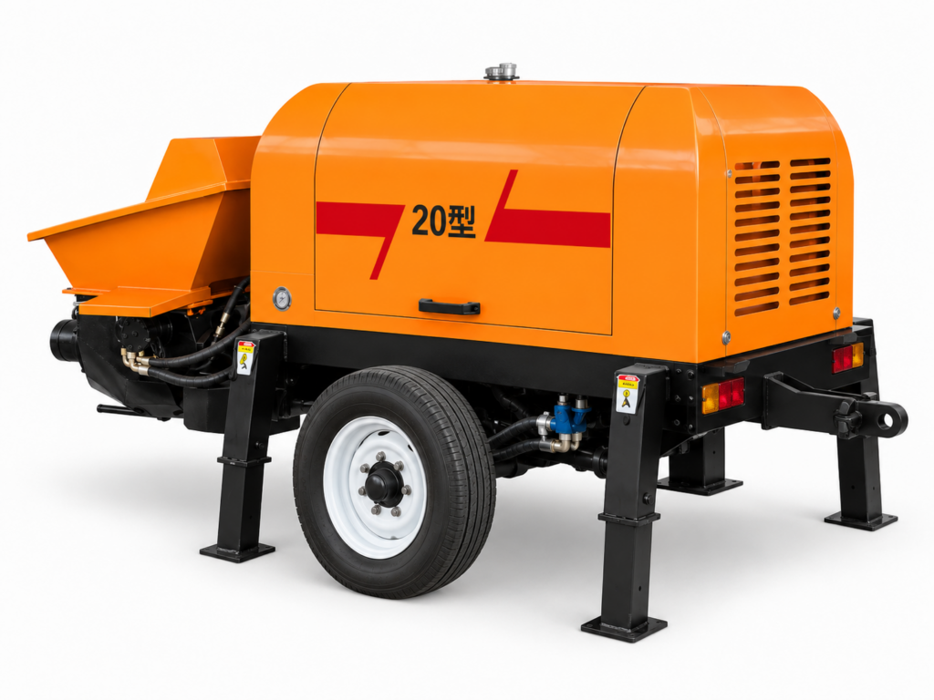 Дизельный бетононасос HBTS20-8-50R (CHANGCHAI)