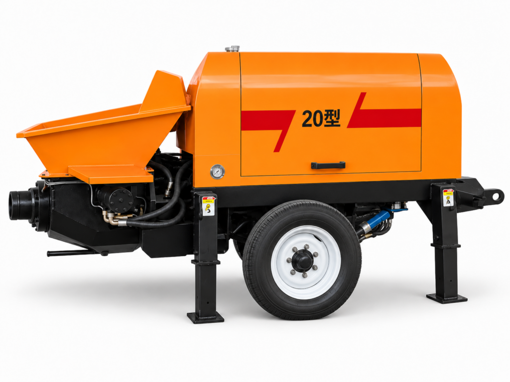Дизельный бетононасос HBTS20-8-50R (CHANGCHAI)