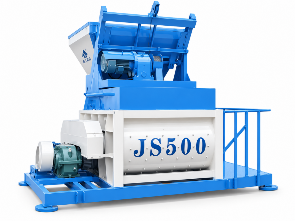 Двухвальный Бетоносмеситель JS 500