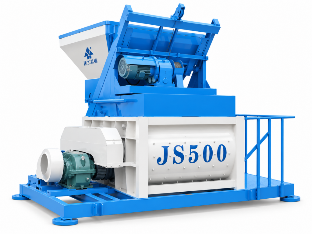 Двухвальный Бетоносмеситель JS 500